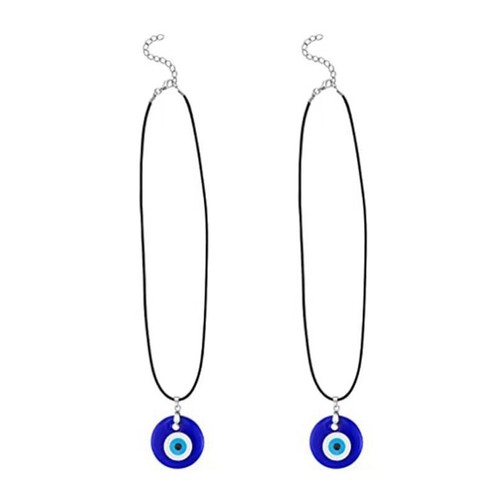 Collier pendentif œil bleu - pendentif,