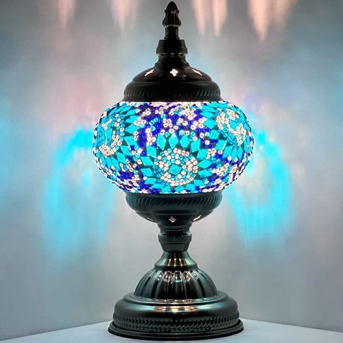 Lampe table verre - de,