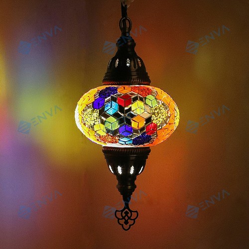 Lustre suspendu verre - lustre,