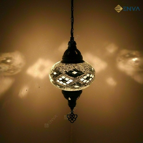 Lustre suspendu verre - lustre, en