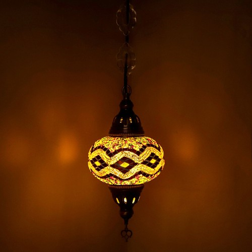 Lustre suspendu verre - en,
