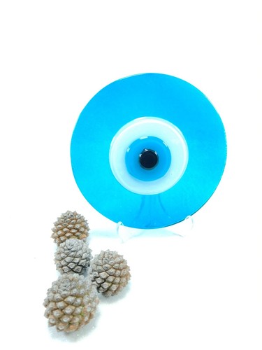 Verre turquoise mauvais œil
